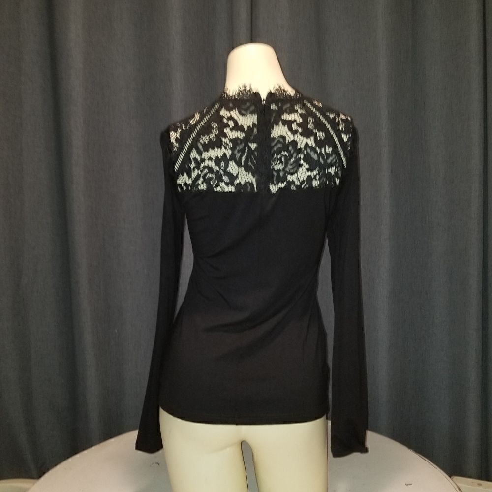 NWT AMELIE BOUTIK TOP BLACK Small - Picture 12 of 16